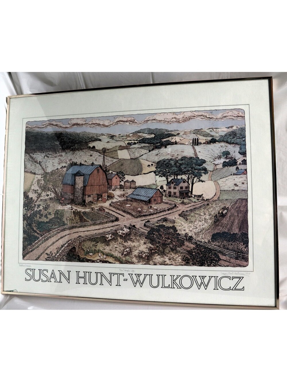 Susan Hunt-Wulkowicz "The Simple Life" Signed print, Edition Sienna 1977